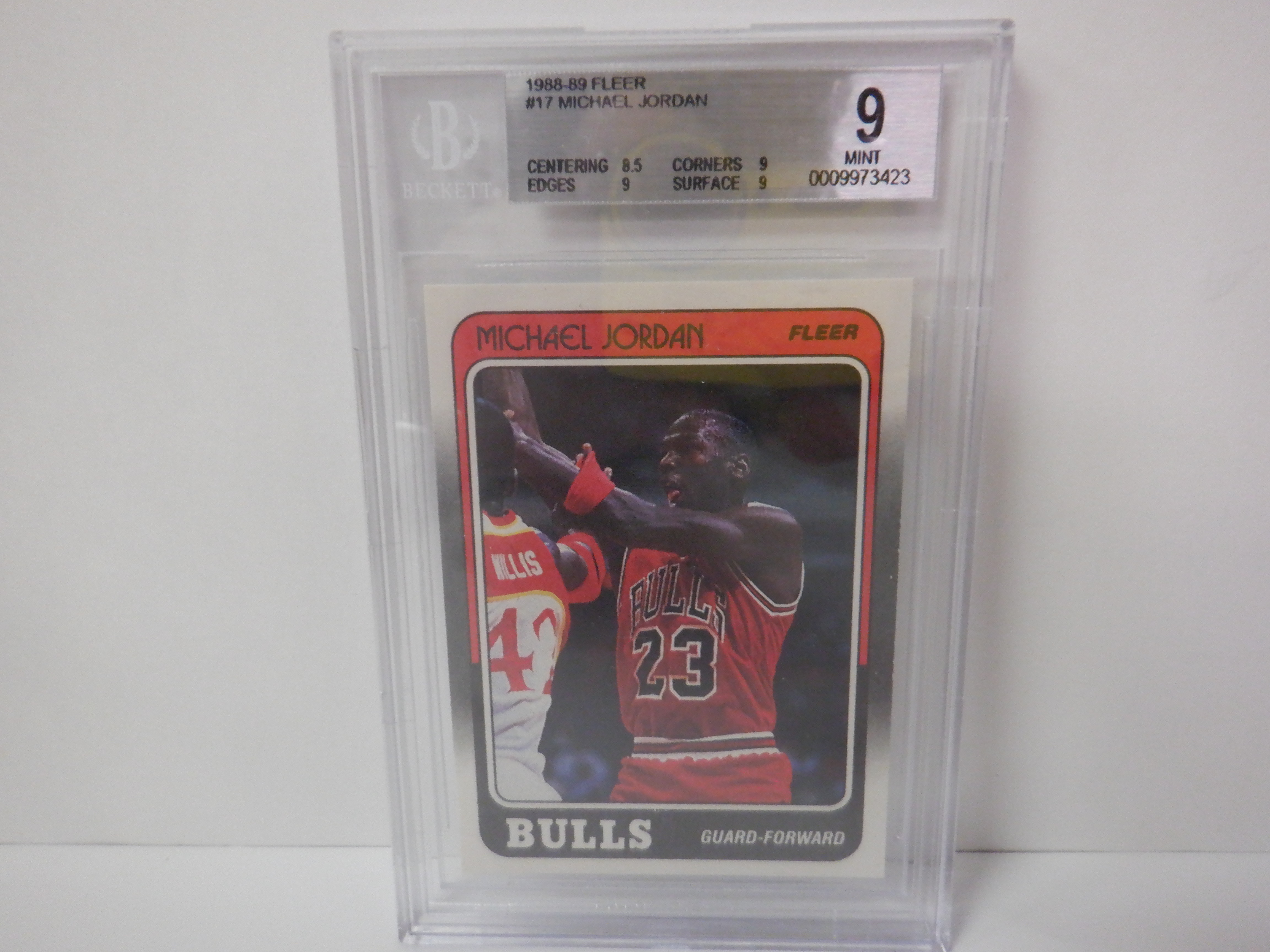 89 fleer hot sale michael jordan