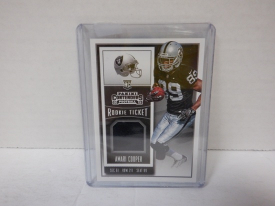 2015 CONTENDERS AMARI COOPER #RTS-AC ROOKIE JERSEY