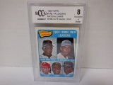 1965 TOPPS NL HOME RUN LEADERS WIILIE MAYS #4. BCCG 8