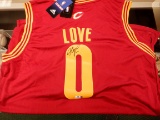 KEVIN LOVE SIGNED AUTO CLEVELAND CAVALIERS JERSEY