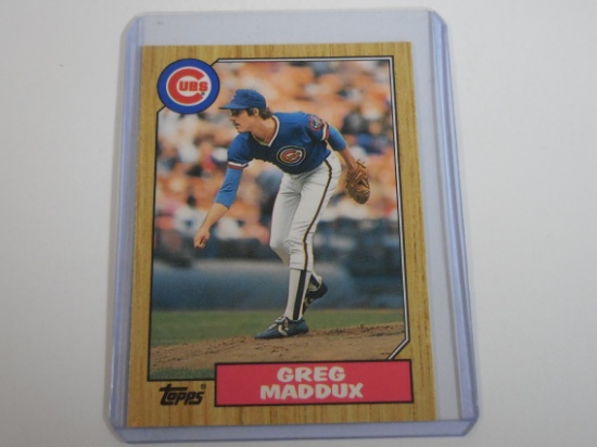 1987 TOPPS TRADED #70T GREG MADDUX ROOKIE CARD CHICAGO CUBS HOF RC