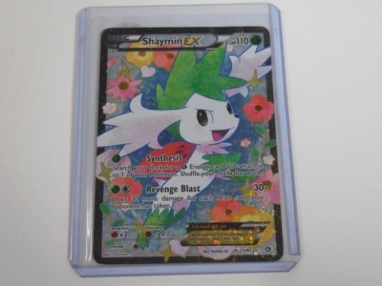 RARE 2013 POKEMON RC21/RC25 SHAYMIN EX GOLD HOLO HARD TO FIND