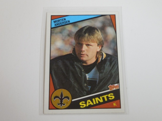 1984 TOPPS FOOTBALL MORTEN ANDERSEN ROOKIE CARD SAINTS RC