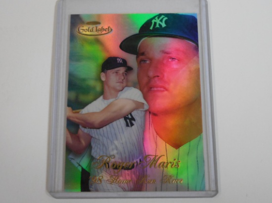 1999 TOPPS GOLD LABEL ROGER MARIS NEW YORK YANKEES REFRACTOR