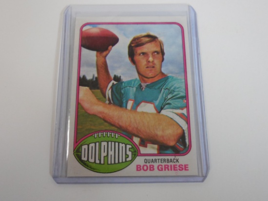 1976 TOPPS FOOTBALL BOB GRIESE MIAMI DOLPHINS