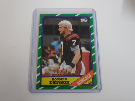 1986 TOPPS FOOTBALL BOOMER ESIASON ROOKIE CARD BENGALS RC