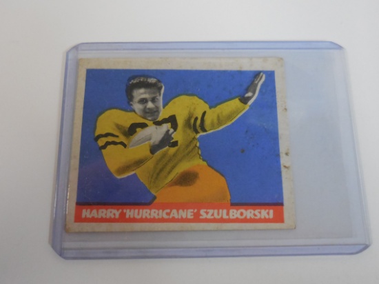 1948 LEAF FOOTBALL #41 HARRY HURRICANE SZULBORSKI ROOKIE CARD PURDUE RC