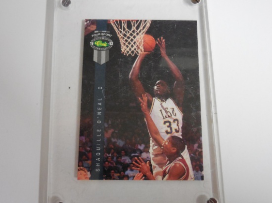 1992 CLASSIC FOUR SPORT SHAQUILLE O'NEAL ROOKIE CARD LSU RC