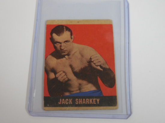1948 LEAF BOXING GUM #38 JACK SHARKEY VINTAGE