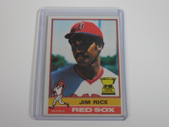 1976 TOPPS BASEBALL #340 JIM RICE ALL STAR ROOKIE CARD BOSTON RED SOX
