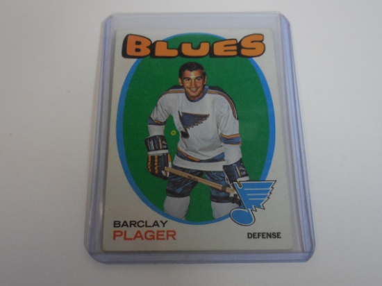 1971-72 TOPPS HOCKEY #66 BARCLAY PLAGER ST LOUIS BLUES