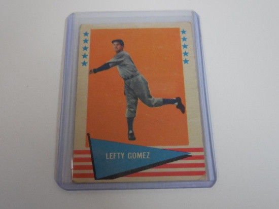 1961 FLEER GREATS BASEBALL #34 VERNON LEFTY GOMEZ