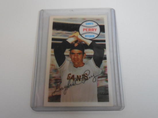 1970 KELLOGG'S 3-D SUPER STARS GAYLORD PERRY GIANTS LENTICULAR