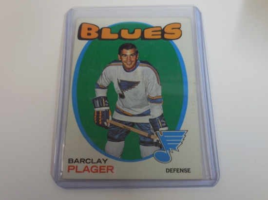 1971-72 TOPPS HOCKEY #66 BARCLAY PLAGER ST LOUIS BLUES
