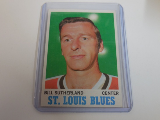 1970-71 TOPPS HOCKEY #83 BILL SUTHERLAND ST LOUIS BLUES