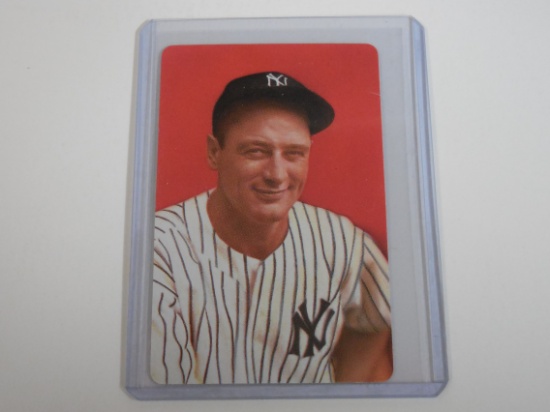 RARE 1973 US PLAYING CARDS LOU GEHRIG NEW YORK YANKEES VINTAGE