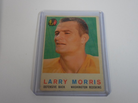 1959 TOPPS FOOTBALL #141 LARRY MORRIS WASHINGTON REDSKINS