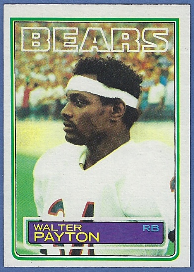 Sharp 1983 Topps #36 Walter Payton Chicago Bears