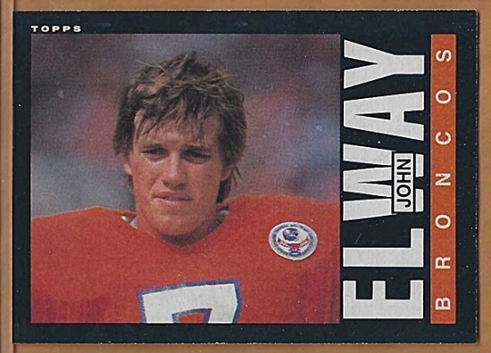 1985 Topps #238 John Elway 2nd Year Denver Broncos