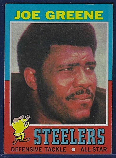 1971 Topps #245 Mean Joe Greene RC Pittsburgh Steelers
