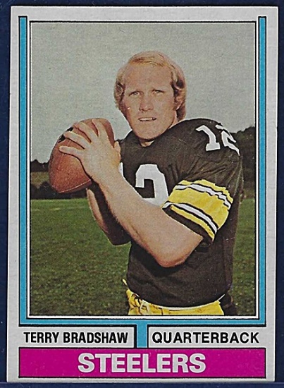 Nice 1974 Topps #470 Terry Bradshaw Pittsburgh Steelers