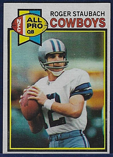 Nice 1979 Topps #400 Roger Staubach Dallas Cowboys