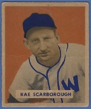 1949 Bowman #140 Rae Scarborough Washington Senators