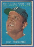 1961 Topps #483 Don Newcombe Brooklyn Dodgers