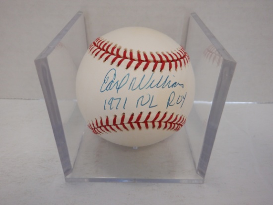 EARL WILLIAMS SIGNED AUTO INSCRIBED BASEBALL