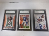 LOT OF 3 TIM COUCH GRADED RC