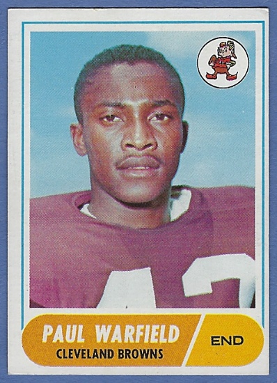 1968 Topps #49 Paul Warfield Cleveland Browns