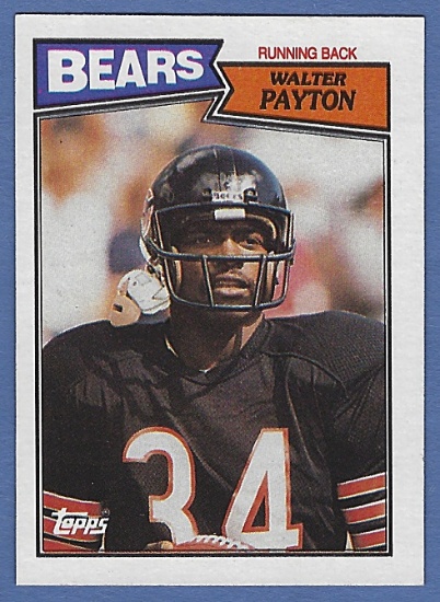 Sharp 1987 Topps #46 Walter Payton Chicago Bears