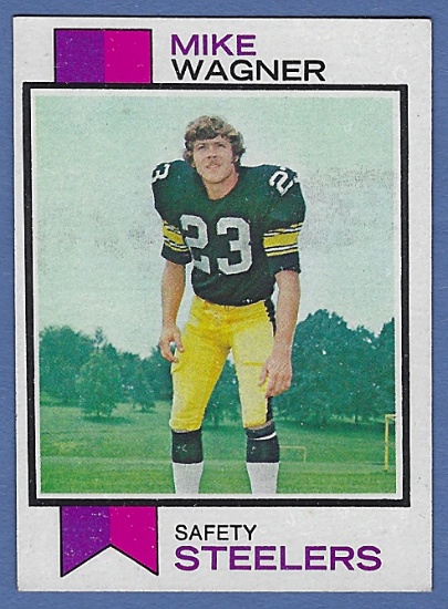 1973 Topps #246 Mike Wagner RC Pittsburgh Steelers