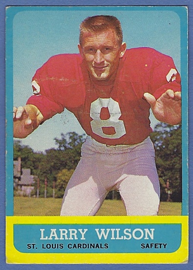1963 Topps #155 Larry Wilson RC St. Louis Cardinals