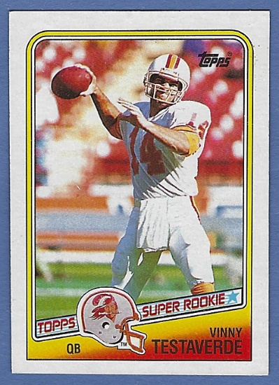 1988 Topps #352 Vinny Testaverde RC Tampa Bay Buccaneers