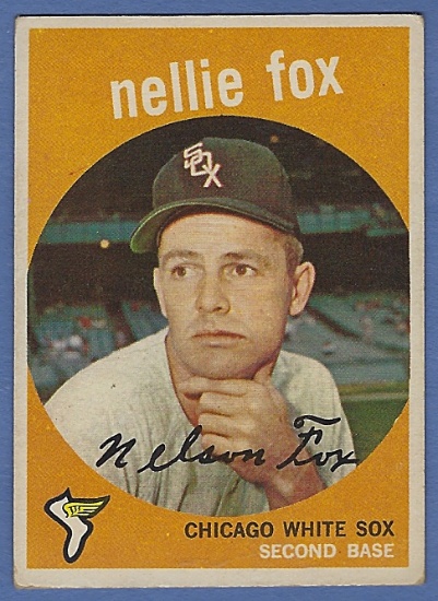 1959 Topps #30 Nellie Fox Chicago White Sox