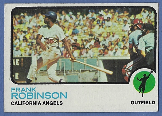 1973 Topps #175 Frank Robinson California Angels
