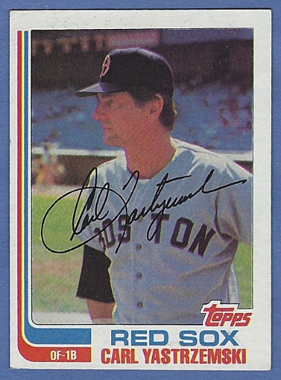 1982 Topps #650 Carl Yastrzemski Boston Red Sox