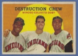 1959 Topps #166 Rocky Colavito Larry Doby Minn8ie Minoso Destruction Crew