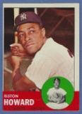 1963 Topps #60 Elston Howard New York Yankees