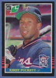 Sharp 1985 Leaf #107 Kirby Puckett RC Minnesota Twins