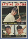 1964 Topps #8 Batting Leaders Carl Yastrzemski Al Kaline
