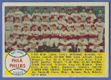 1958 Topps #134 Philadelphia Phillies Team Card
