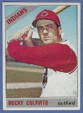 1966 Topps #150 Rocky Colavito Cleveland Indians