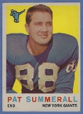 Sharp 1959 Topps #41 Pat Summerall New York Giants