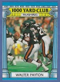 Sharp 1987 Topps #7 Walter Payton 1000 Yard Club Chicago Bears