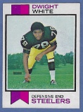Nice 1973 Topps #140 Dwight White RC Pittsburgh Steelers