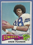 1975 Topps #65 Drew Pearson RC Dallas Cowboys