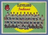 1959 Topps #476 Cleveland Indians Team Card UNCHECKED