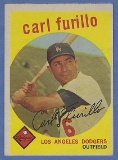 1959 Topps #206 Carl Furillo Los Angeles Dodgers